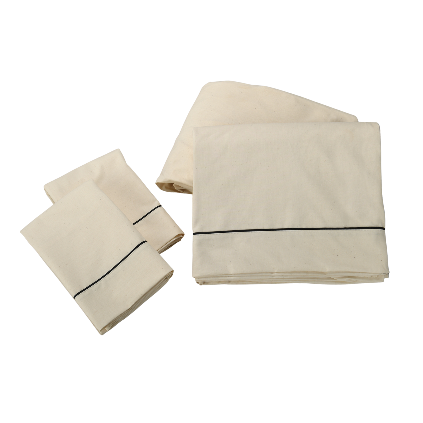 The Thomas Sheet Set: Natural/Black