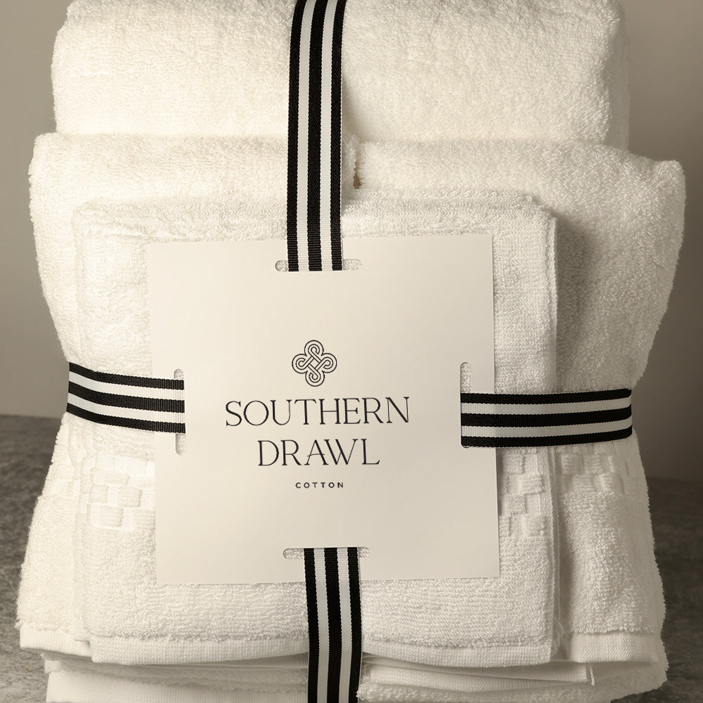 White Bath Towels (The Georgia Towel Set)